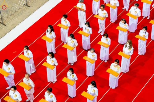 ภาพ No.88941:พิธีทอดผ้าป่าสมทบกฐินครั้งที่ 2 วันศุกร์ที่ 29 กันยายน พ.ศ. 2566 วันเพ็ญขึ้น 15 ค่ำ เดือน 10 ณ ห้องแก้วสารพัดนึก 1 วัดพระธรรมกาย