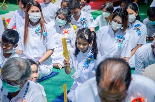 ภาพ No.83092:พิธีทอดผ้าป่าและพิธีตอกเสาเข็มมงคลสถาปนา  กุฏิพระผู้ปราบมาร  พระมงคลเทพมุนี (สด จนฺทสโร)  ณ ศูนย์ปฏิบัติธรรมพัทลุง อ.เขาชัยสน จ.พัทลุง ในวันเสาร์ ที่ 24 มิถุนายน พ.ศ.2566