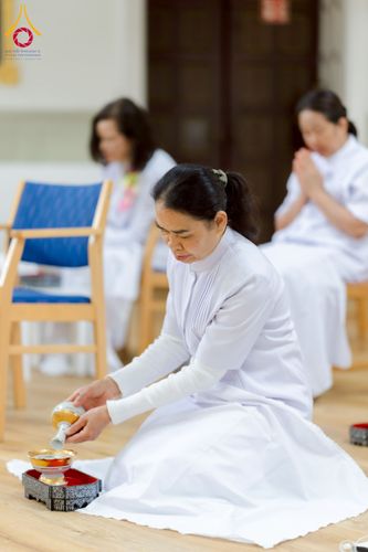 ภาพ No.232750:วันอาทิตย์ที่ 6 กรกฏาคม พ.ศ. 2568 พิธีบูชาข้าวพระ ณ วัดพระธรรมกายนอร์ธสวีเดน