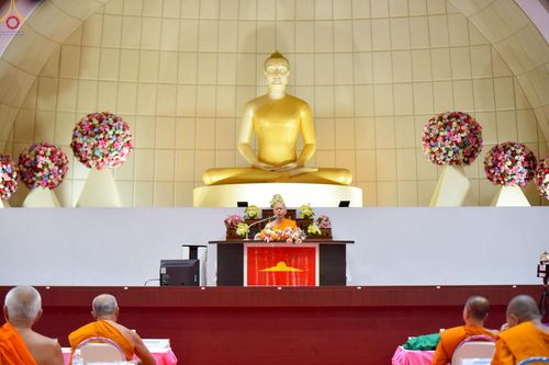 ภาพ No.231514:สัมมนาคณะสงฆ์ เพื่อการฟื้นฟูพระพุทธศาสนา  (ภาคตะวันออก 8 จังหวัด) ปราจีนบุรี ชลบุรี จันทบุรี ฉะเชิงเทรา นครนายก สระแก้ว ระยอง ตราด โครงการกฐินสามัคคีทั่วไทย 30,000 วัด ประจำปี พุทธศักราช 2568 ณ ศูนย์การศึกษาเขาแก้วเสด็จ  อาคารสภาธรรมทายาท  ต.บ้านนา อ.กบิ