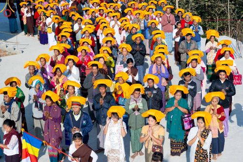 Photo Story ปฐมบรรพชาชาวพุทธมาร์มา Episode 3/5 วันที่ 9 กุมภาพันธ์ พ.ศ. 2567 ในโครงการบรรพชาสามเณร ครั้งแรกของชาวพุทธมาร์มา บังกลาเทศ ณ วัดธัมจักร อรัญกุฏิ เมืองรัมการ์ คาร์กาชารี บังกลาเทศ