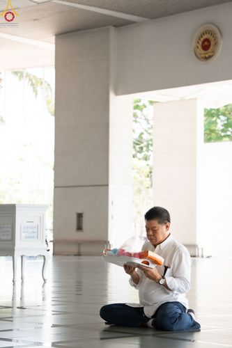 ภาพ No.134763:พิธีบุพเปตพลี ครั้งที่ 148 อุทิศบุญแด่หมู่ญาติที่ล่วงลับไปแล้ว (วันพระ แรม 15 ค่ำ เดือน 4) ณ หอฉันคุณยายอาจารย์ฯ วัดพระธรรมกาย จ.ปทุมธานี