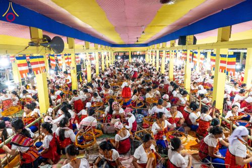 ภาพ No.176164:พิธีทอดกฐินสมทบ โดยมูลนิธิธรรมกาย ในนามหลวงพ่อธัมมชโย ณ วัดสัทธนารามา บานา วิหาร เมืองไดยุน รัฐอรุนาจาลประเทศ ประเทศอินเดีย วันที่ 15 พฤศจิกายน พ.ศ. 2567