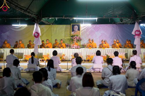 ภาพ No.109169:พิธีถวายภัตตาหารเป็นสังฆทาน แด่คณะพระธรรมยาตราฯ วันที่ 10 มกราคม พ.ศ. 2567 ณ อนุสรณ์สถานคลองบางนางแท่น อ.สามพราน จ.นครปฐม