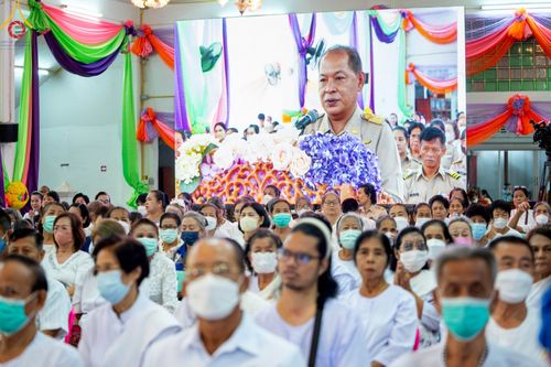 ภาพ No.87995:การลงพื้นที่ตรวจเยี่ยมและติดตามผลการดำเนินงาน โครงการสร้างความปรองดองสมานฉันท์ โดยใช้หลักธรรมทางพระพุทธศาสนา "หมู่บ้านรักษาศีล5" จังหวัดปทุมธานี