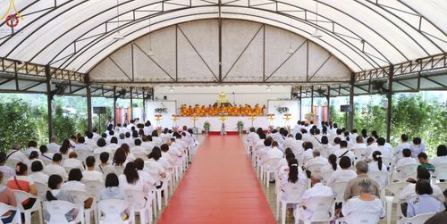 ภาพ No.76867:พิธีทอดผ้าป่าแก้วสำเร็จ เพื่อปูพื้นอาคารอเนกประสงค์ทั้ง 4 หลัง วันอาทิตย์ที่ 26 กุมภาพันธ์ พ.ศ. 2566 ณ ศูนย์ปฏิบัติธรรมนานาชาติเบตง จ.ยะลา