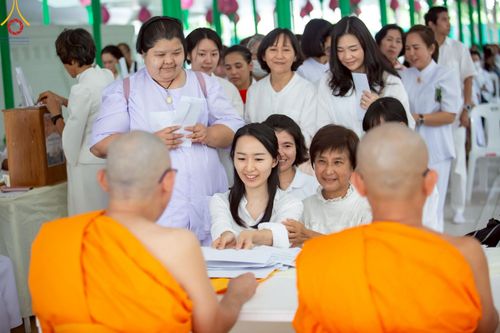 ภาพ No.217448:วันเสาร์ที่ 12 เมษายน พ.ศ. 2568 พิธีอุปสมบท ในโครงการอุปสมบทหมู่ บูชาธรรมหลวงพ่อธัมมชโย, โครงการธรรมทายาท ระดับอุดมศึกษา รุ่นที่ 52 ,  โครงการบวชพระนานาชาติ AEC & WAB CEO รุ่นที่ 4 ณ วัดพระธรรมกาย