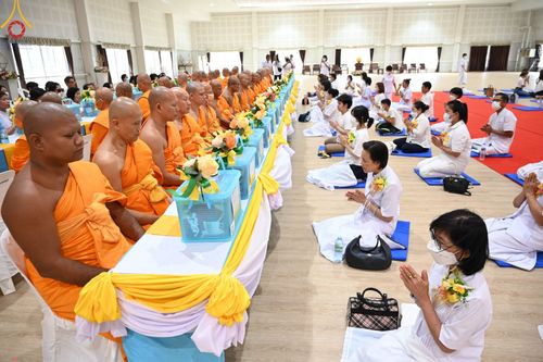 ภาพ No.87087:พิธีทักษิณานุปทานแด่บรรพชนตระกูลผ่องสวัสดิ์ และหมู่ญาติที่ล่วงลับไปแล้ว ณ มหาเจดีย์ทัตตชีโว ศูนย์อบรมเยาวชนกาญจนบุรี วันที่ 31 สิงหาคม พ.ศ. 2566