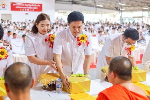 ภาพ No.228131:วันอาทิตย์ที่ 8 มิถุนายน พ.ศ. 2568 พิธีตักบาตรพระ 500 รูป ปีที่ 10 ณ ธุดงคสถานล้านนา อำเภอสันทราย จังหวัดเชียงใหม่