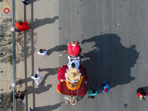 ภาพ No.132030:พิธีต้อนรับ พระ-สามเณร ธรรมยาตรา ในโครงการบรรพชา 1,250 รูป ณ แดนประสูติ สวนลุมพินี ประเทศเนปาล วันที่ 16-17 มีนาคม พ.ศ. 2567