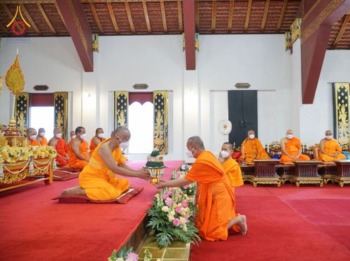 ภาพ No.76317:พิธีต้อนรับสัญญาบัตร - พัดยศ   พระวชิรกิจโสภณ  ณ อุโบสถวัดบ้านขุน ตำบลบ่อหลวง อำเภอฮอด จังหวัดเชียงใหม่ วันศุกร์ที่ ๑๗ เดือน กุมภาพันธ์ พุทธศักราช ๒๕๖๖