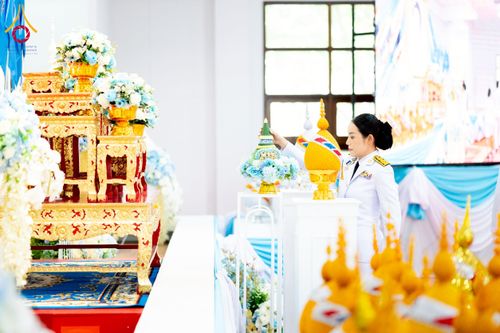 ภาพ No.237720:พิธีถวายเครื่องราชสักการะและวางพานพุ่ม และพิธีจุดเทียนถวายพระพรชัยมงคล เนื่องในโอกาสวันเฉลิมพระชนมพรรษา สมเด็จพระนางเจ้าสิริกิติ์ พระบรมราชินีนาถ พระบรมราชชนนีพันปีหลวง วันอังคารที่ 12 สิงหาคม พ.ศ. 2568  ณ อาคารปลูกศรัทธา 2 วัดพระธรรมกาย