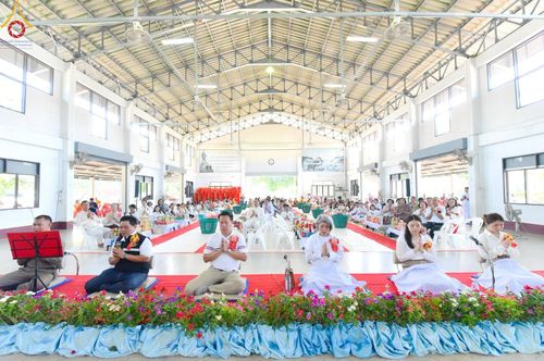 ภาพ No.217550:วันอาทิตย์ที่ 13 เมษายน พ.ศ. 2568 พิธีตักบาตรฉลองสามเณรใหม่ ศูนย์ปฏิบัติธรรมเขาคิชฌกูฏ โครงการบรรพชาสามเณรภาคฤดูร้อน