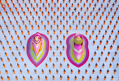 ภาพ No.108193:พระธรรมยาตราร่วมปฏิบัติธรรม และถ่ายภาพหมู่ประวัติศาสตร์ วันที่ 8 มกราคม พ.ศ. 2567  ณ อนุสรณ์สถานบางนางแท่น จ.นครปฐม