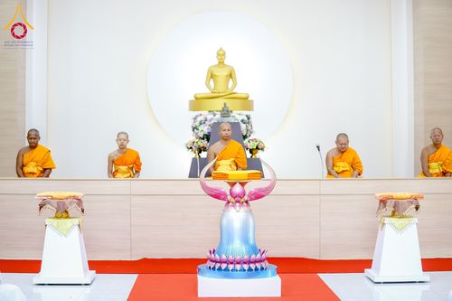 ภาพ No.327603:วันอาทิตย์ที่ 3 พฤษภาคม พ.ศ. 2569 พิธีบูชาข้าวพระและทอดผ้าระบบไฟฟ้า สุขพิมาน ศูนย์ปฏิบัติธรรมพัทลุง