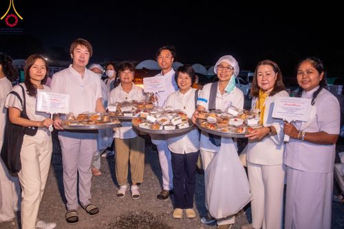 ภาพ No.116263:พิธีถวายภัตตาหารเป็นสังฆทาน แด่คณะพระธรรมยาตรา ปีที่ 12 วันที่ 21 มกราคม พ.ศ. 2567 ณ วัดโบสถ์(บน) บางคูเวียง จ.นนทบุรี