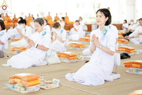 ภาพ No.58596:พิธีบุพเปตพลี ครั้งที่ 149 ร่วมอุทิศบุญแด่หมู่ญาติที่ล่วงลับไปแล้ว และสืบทอดอายุพระพุทธศาสนา วันอังคารที่ 23 เมษายน พ.ศ. 2567 (วันพระ ขึ้น 15 ค่ำ เดือน 5) ณ หอฉันคุณยายอาจารย์ฯ วัดพระธรรมกาย