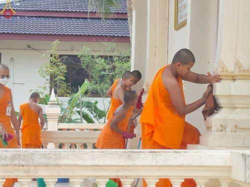 ภาพ No.218205:วันอังคารที่ 16 เมษายน พ.ศ. 2568 กิจกรรมสามเณรเดินธรรมยาตรา ในโครงการบรรพชา สามเณรภาคฤดูร้อนปี 2568 ศูนย์ปฏิบัติธรรมเขาคิชฌกูฏ จันทบุรี