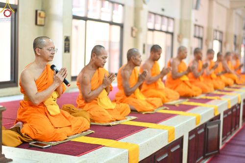 ภาพ No.101118:พิธีอุปสมบทหมู่ ในโครงการอุปสมบทบูชาธรรม มหาปูชนียาจารย์ พ.ศ. 2566 ณ วัดท่าเกวียน อำเภอพนมสารคาม จังหวัดฉะเชิงเทรา วันที่ 5 ธันวาคม พ.ศ. 2566