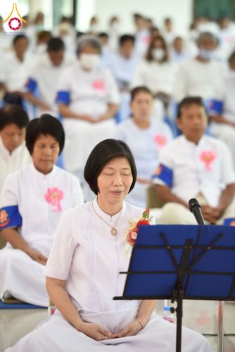 ภาพ No.225842:วันอาทิตย์ที่ 18 พฤษภาคม พ.ศ. 2568 ศูนย์ปฏิบัติธรรมสระบุรี ได้จัดพิธีทอดผ้าป่าฟื้นฟูพระพุทธศาสนา และพิธีมอบใบประกาศนียบัตรเชิดชูเกียรติผู้นำรถ ที่ทำหน้าที่จัดรถเพื่อพาสาธุชนไปร่วมงานวันที่ 22 เมษายน ที่ผ่านมา