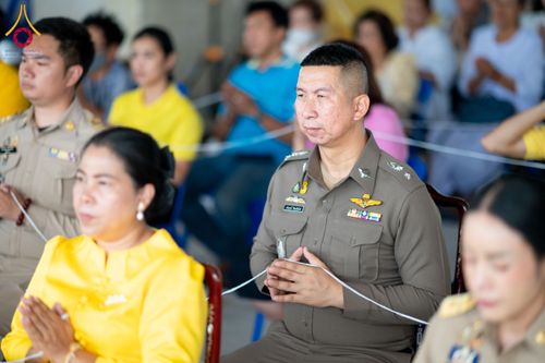 ภาพ No.152588:พิธีเททองหล่อพระพุทธรูปประจำสัตตมหาสถาน ธรรมอุทยานอุโบสถวัดสายสุวพรรณ - กิจกรรมปลูกต้นไม้เฉลิมพระเกียรติ พระบาทสมเด็จพระเจ้าอยู่หัว วันที่ 26 กรกฎาคม พ.ศ. 2567