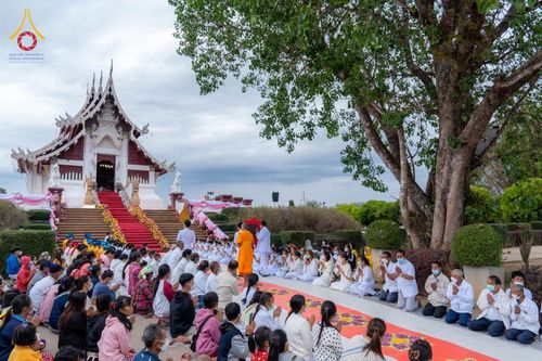 ภาพ No.76308:พิธีต้อนรับสัญญาบัตร - พัดยศ   พระวชิรกิจโสภณ  ณ อุโบสถวัดบ้านขุน ตำบลบ่อหลวง อำเภอฮอด จังหวัดเชียงใหม่ วันศุกร์ที่ ๑๗ เดือน กุมภาพันธ์ พุทธศักราช ๒๕๖๖