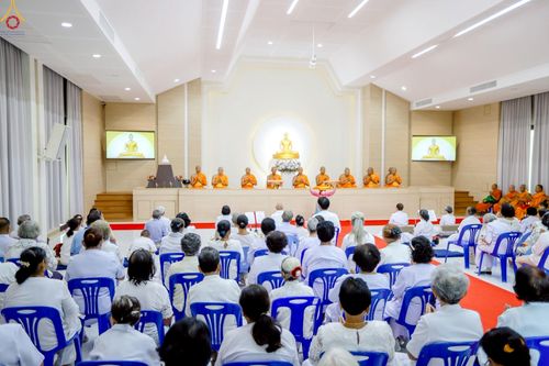 ภาพ No.241670:วันอาทิตย์ที่ 24 สิงหาคม พ.ศ. 2568 พิธีทอดผ้าป่า ฉลองครบรอบ 10 ปี ศูนย์ปฏิบัติธรรมพัทลุง