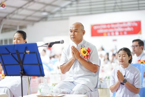 ภาพ No.228122:วันอาทิตย์ที่ 8 มิถุนายน พ.ศ. 2568 พิธีตักบาตรพระ 500 รูป ปีที่ 10 ณ ธุดงคสถานล้านนา อำเภอสันทราย จังหวัดเชียงใหม่