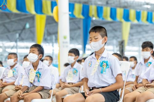 ภาพ No.89640:อบรมเชิงปฏิบัติการจัดกิจกรรมทอดกฐินสัมฤทธิ์ และพิธีมอบผ้าไตรประธานกฐินสัมฤทธิ์เด็กดี V-Star ประจำปีพุทธศักราช 2566  วันเสาร์ที่ 9 กันยายน พ.ศ. 2566 ณ สภาธรรมกายสากล วัดพระธรรมกาย จ.ปทุมธานี