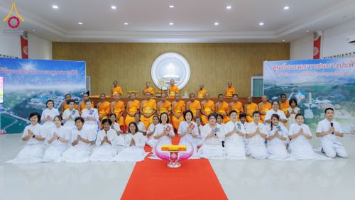 พิธีทอดผ้าป่าถวายถนนธรรมวิถี (ถนนบุญประกอบ) วันเสาร์ที่ 14 กันยายน พ.ศ. 2567 ณ ศูนย์อบรมเยาวชนบางปะหัน อ.บางปะหัน จ.พระนครศรีอยุธยา