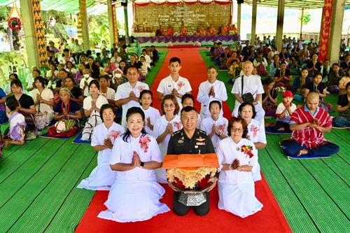 ภาพ No.183185:พิธีทอดกฐิน ณ ศูนย์ฝึกอบรมเยาวชนสวนไม้สัก จ.แม่ฮ่องสอน ในโครงการทอดกฐินสามัคคีทั่วไทย 30,000 วัด บูชาธรรม 80 ปี หลวงพ่อธัมมชโย โดยคณะศิษยานุศิษย์วัดพระธรรมกาย วันที่ 10 พฤศจิกายน พ.ศ. 2567