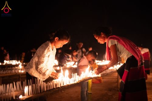ภาพ No.176155:พิธีทอดกฐินสมทบ โดยมูลนิธิธรรมกาย ในนามหลวงพ่อธัมมชโย ณ วัดสัทธนารามา บานา วิหาร เมืองไดยุน รัฐอรุนาจาลประเทศ ประเทศอินเดีย วันที่ 15 พฤศจิกายน พ.ศ. 2567