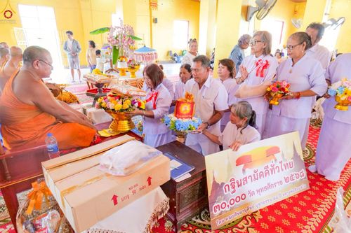 ภาพ No.257152:วันที่ 17 ตุลาคม พ.ศ. 2568 พิธีทอดกฐินสามัคคีทั่วไทย 30,000 วัด โดยคณะศิษยานุศิษย์ บูชาธรรม 81 ปี หลวงพ่อธัมมชโย ณ วัดนิคมพัฒนาราม ต.นิคมพัฒนา อ.มะนัง จ.สตูล