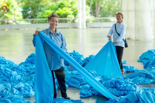 ภาพ No.218603:วันพฤหัสบดีที่ 17 เมษายน พ.ศ. 2568 การเตรียมงานในลานธรรม , สภาธรรมกายสากล , วิหารคด  เพื่องานวันคุ้มครองโลก 22 เมษายน พ.ศ. 2568