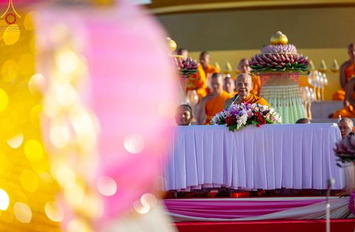 ภาพ No.211610:วันอาทิตย์ที่ 16 มีนาคม พ.ศ. 2568 พิธีอัญเชิญพระบรมสารีริกธาตุ ประดิษฐาน ณ ปทุมเจดีย์ ศูนย์อบรมเยาวชนปัตตานี