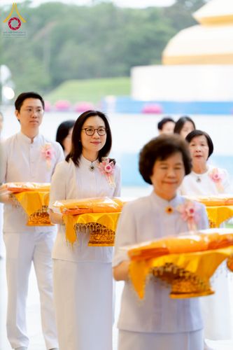 ภาพ No.223553:วันที่ 11 พฤษภาคม พ.ศ. 2568 พิธีบรรพชาของอุบาสก พิสิทธิ์ หมื่นแกล้ว  ณ วัดพระธรรมกาย