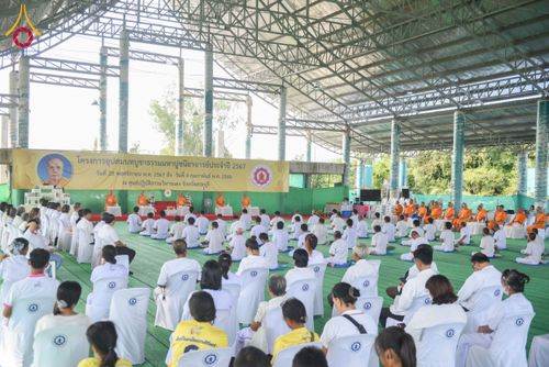 ภาพ No.180195:พิธีตัดปอยผมธรรมทายาท ณ ศูนย์ปฏิบัติธรรมวิหารแดง จ.สระบุรี โครงการบรรพชาอุปสมบท บูชาธรรมมหาปูชนียาจารย์ วันที่ 5 ธันวาคม พ.ศ. 2567