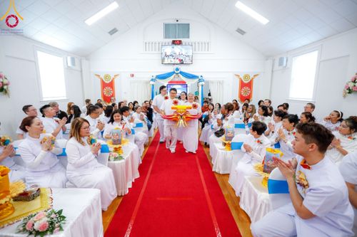ภาพ No.98138:พิธีทอดกฐินสมปรารถนา วัดพระธรรมกายบอสตัน รัฐแมสซาชูเสตส์ ประเทศสหรัฐอเมริกา วันที่ 19 พฤศจิกายน พ.ศ. 2566