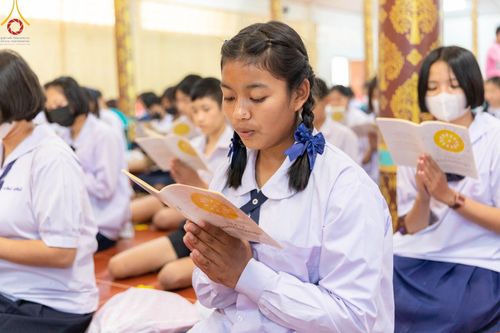 ภาพ No.105047:วันรวมพลังเด็กดี V-Star ผู้นำฟื้นฟูศีลธรรมโลก จังหวัดตาก ณ วัดดอนเจดีย์ อ.พบพระ จ.ตาก วันจันทร์ที่ 25 ธันวาคม พ.ศ. 2566