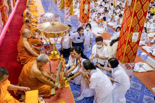 ภาพ No.114607:พิธีทอดผ้าป่าทำนุบำรุงศาสนสถาน ณ วัดตะเคียน ต.บางคูเวียง อ.บางกรวย จ.นนทบุรี วันที่ 18 มกราคม พ.ศ. 2567