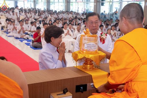 ภาพ No.148698:พิธีบุพเปตพลี, พิธีทอดผ้าป่า, พิธีไถ่ชีวิตโค 80 ตัว ให้ชีวิตสัตว์เป็นทาน ณ ศูนย์ปฎิบัติธรรมภาคใต้ อ.บางกล่ำ จ.สงขลา วันเสาร์ที่ 10 สิงหาคม พ.ศ. 2567