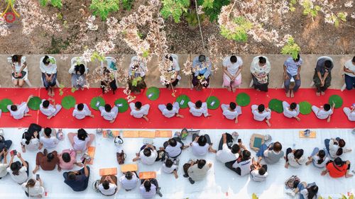 ภาพ No.135162: พิธีบรรพชาสามเณร  พิธีตักบาตรฉลองสามเณรใหม่ วันที่ 1 เมษายน พ.ศ.2567 ในโครงการบรรพชาสามเณรฟื้นฟูพระพุทธศาสนาทั่วไทย ณ ศูนย์ปฏิบัติธรรมแก้วเมืองเลย