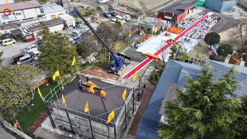 ภาพ No.132263:พิธีประดิษฐานยอดอุโบสถ บูชาธรรม 80 ปี หลวงพ่อธัมมชโย ณ วัดพระธรรมกายโทชิหงิ ประเทศญี่ปุ่น วันอาทิตย์ที่ 24 มีนาคม พ.ศ. 2567