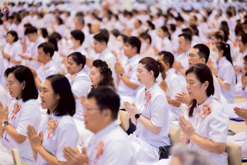 ภาพ No.243691:วันอาทิตย์ที่ 7 กันยายน พ.ศ. 2568 พิธีบูชาครูผู้ค้นพบวิชชาธรรมกาย , พิธีบูชาข้าวพระ ณ สภาธรรมกายสากล วัดพระธรรมกาย