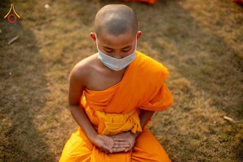 ภาพ No.76015:พิธีบรรพชาสามเณร ณ วัดปันชารี สันติปูร์ อรัญกฏิ เมืองคาร์กาชารี ประเทศบังกลาเทศ วันที่ 10 กุมภาพันธ์ พ.ศ. 2566