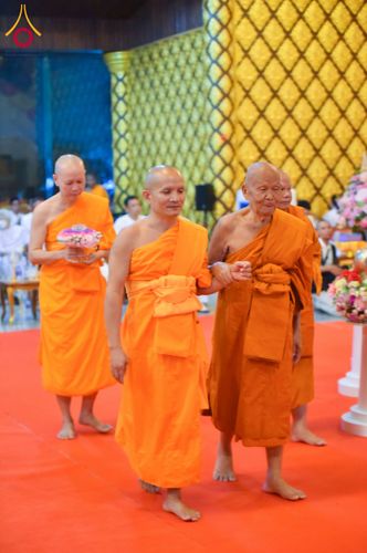 ภาพ No.210754:วันพฤหัสบดีที่ 13 มีนาคม พ.ศ. 2568  สมโภชพระประธานอุโบสถวัดป่าอุบลแก้ว จังหวัดอุบลราชธานี