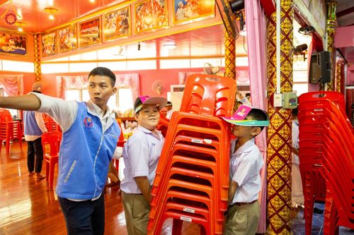 ภาพ No.203602:พิธีทอดผ้าป่าทำนุบำรุงศาสนสถาน ณ วัดตะเคียน ตำบลบางคูเวียง อำเภอบางกรวย จังหวัดนนทบุรี ในโครงการธรรมยาตรา กตัญญูบูชา มหาปูชนียาจารย์ พระมงคลเทพมุนี(สด จนฺทสโร) พระผู้ปราบมาร อนุสรณ์สถาน 7 แห่ง ปีที่ 13 วันที่ 29 มกราคม พ.ศ. 2568