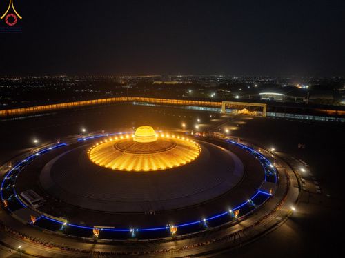 ภาพ No.202098:พิธีต้อนรับพระธรรมยาตรา ณ อนุสรณ์สถานลำดับที่ 7 สถานที่ขยายวิชชาธรรมกาย วัดพระธรรมกาย ต.คลองสาม อ.คลองหลวง จ.ปทุมธานี ในโครงการธรรมยาตรา กตัญญูบูชา มหาปูชนียาจารย์ พระมงคลเทพมุนี(สด จนฺทสโร) พระผู้ปราบมาร อนุสรณ์สถาน 7 แห่ง ปีที่ 13 วันที่ 26 มกราคม 2568