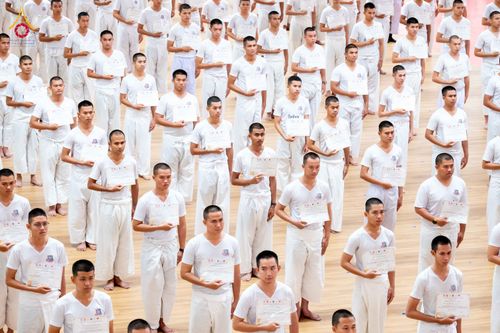 ภาพ No.351233:วันที่ 21 กันยายน พ.ศ. 2569 พิธีปิดโครงการบรรพชาพัฒนาคุณธรรม จริยธรรม  สำหรับนักเรียนนายสิบตำรวจ (นสต.) รุ่นที่ 16 ศูนย์ฝึกอบรมตำรวจภูธรภาค 1