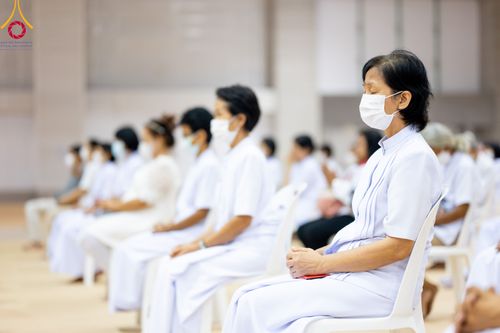 ภาพ No.90639:พิธีบำเพ็ญกุศลสวดพระอภิธรรม อุบาสกถาวร พรหมถาวร (อุบาสกผู้ปั้นพระ) วันอาทิตย์ที่ 15 ตุลาคม พ.ศ. 2566 ณ ห้องแก้วสารพัดนึก 1 สภาธรรมกายสากล วัดพระธรรมกาย จ.ปทุมธานี